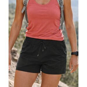 Kyodan Outdoor Shorts Womens Medium Black Athletic Stretch Drawstring